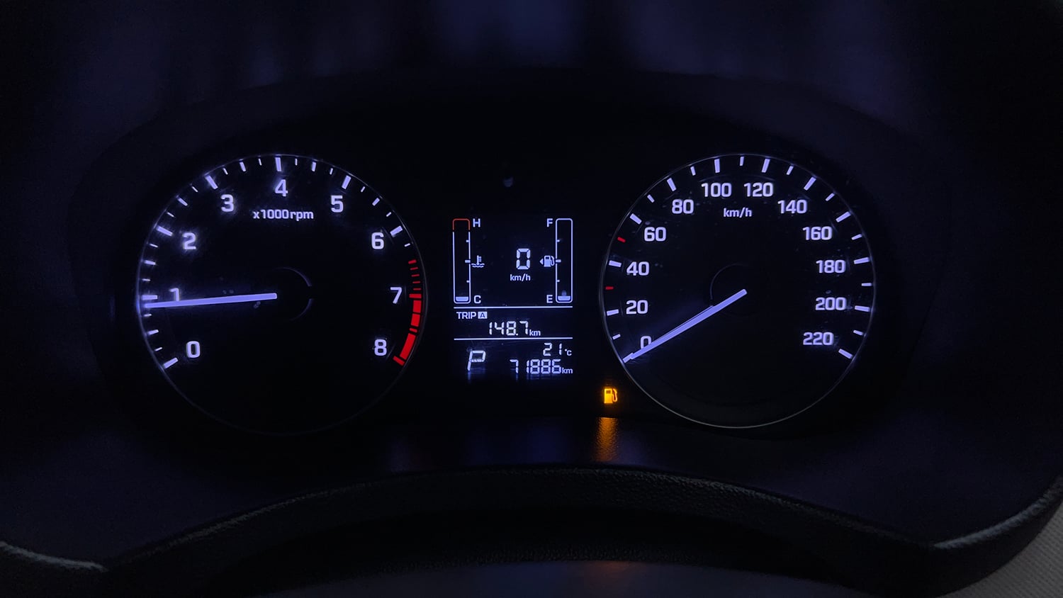 Used 2016 Hyundai Creta [2015-2018] 1.6 SX Plus Auto Petrol Petrol Automatic interior CLUSTERMETER VIEW