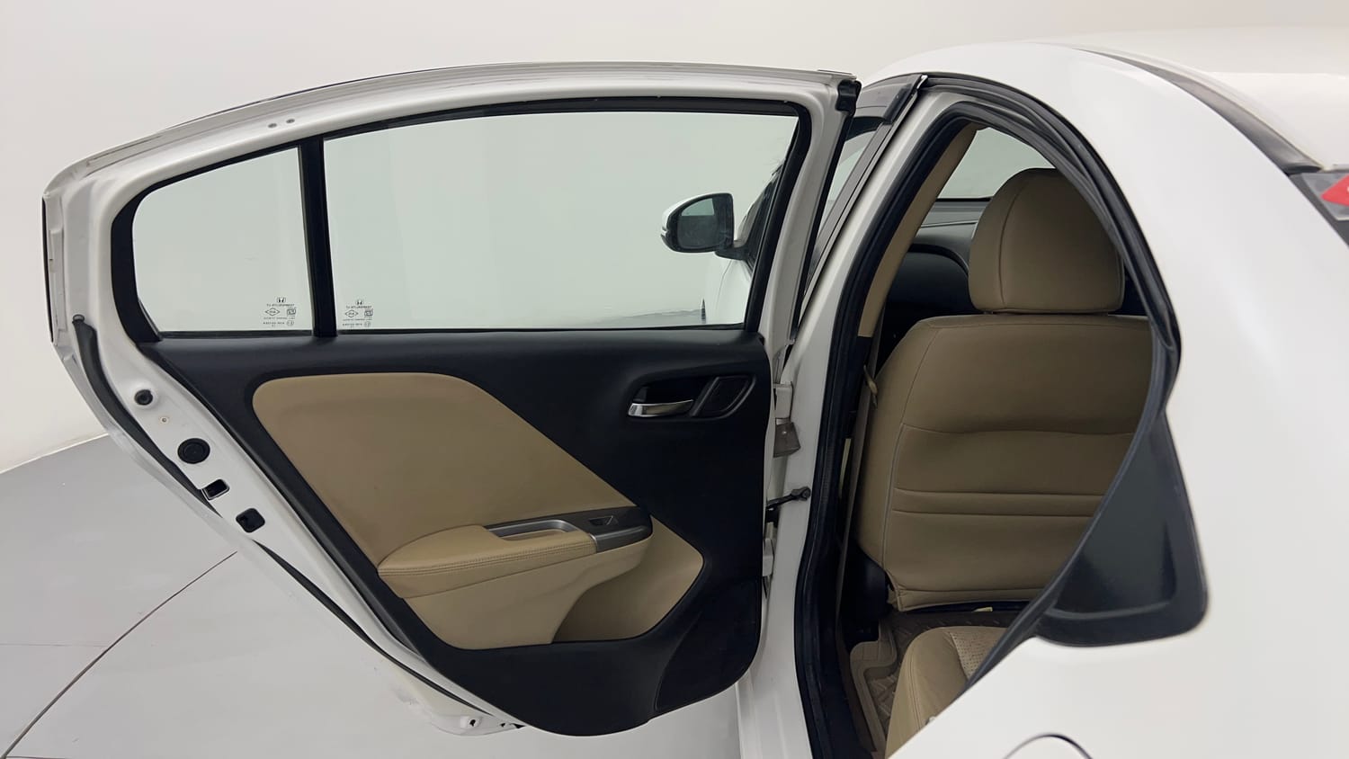 Used 2014 Honda City VX Petrol Manual interior LEFT REAR DOOR OPEN VIEW