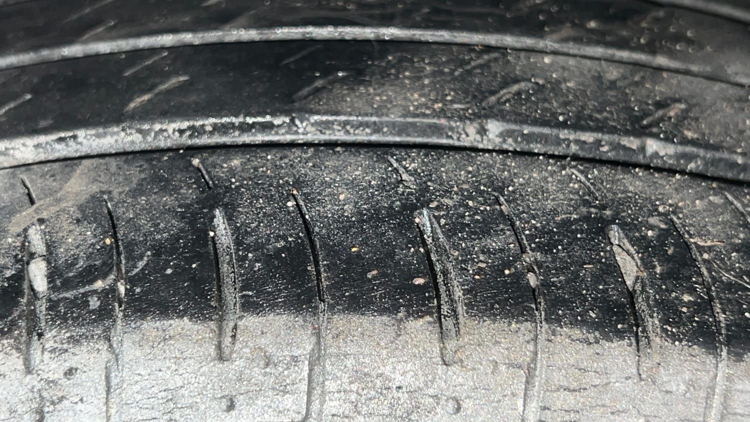 Used 2017 Honda City VX CVT Petrol Automatic tyres LEFT REAR TYRE TREAD VIEW