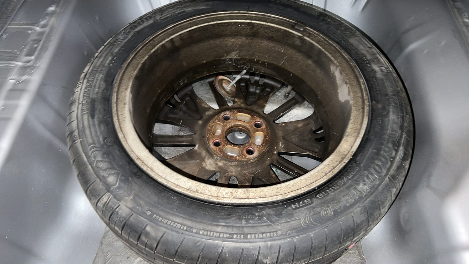 Used 2017 Honda City VX CVT Petrol Automatic tyres SPARE TYRE VIEW