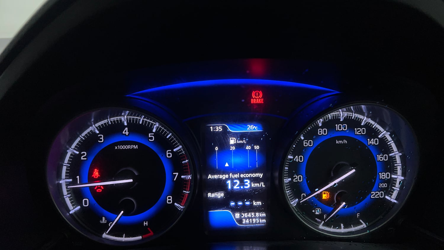 Used 2018 Maruti Suzuki Baleno Alpha 1.2 Petrol Manual interior CLUSTERMETER VIEW