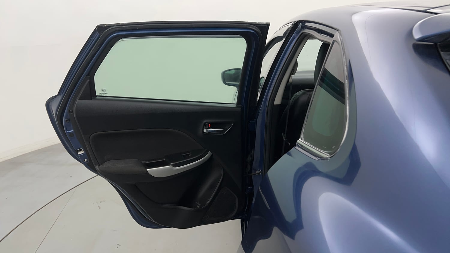 Used 2018 Maruti Suzuki Baleno Alpha 1.2 Petrol Manual interior LEFT REAR DOOR OPEN VIEW