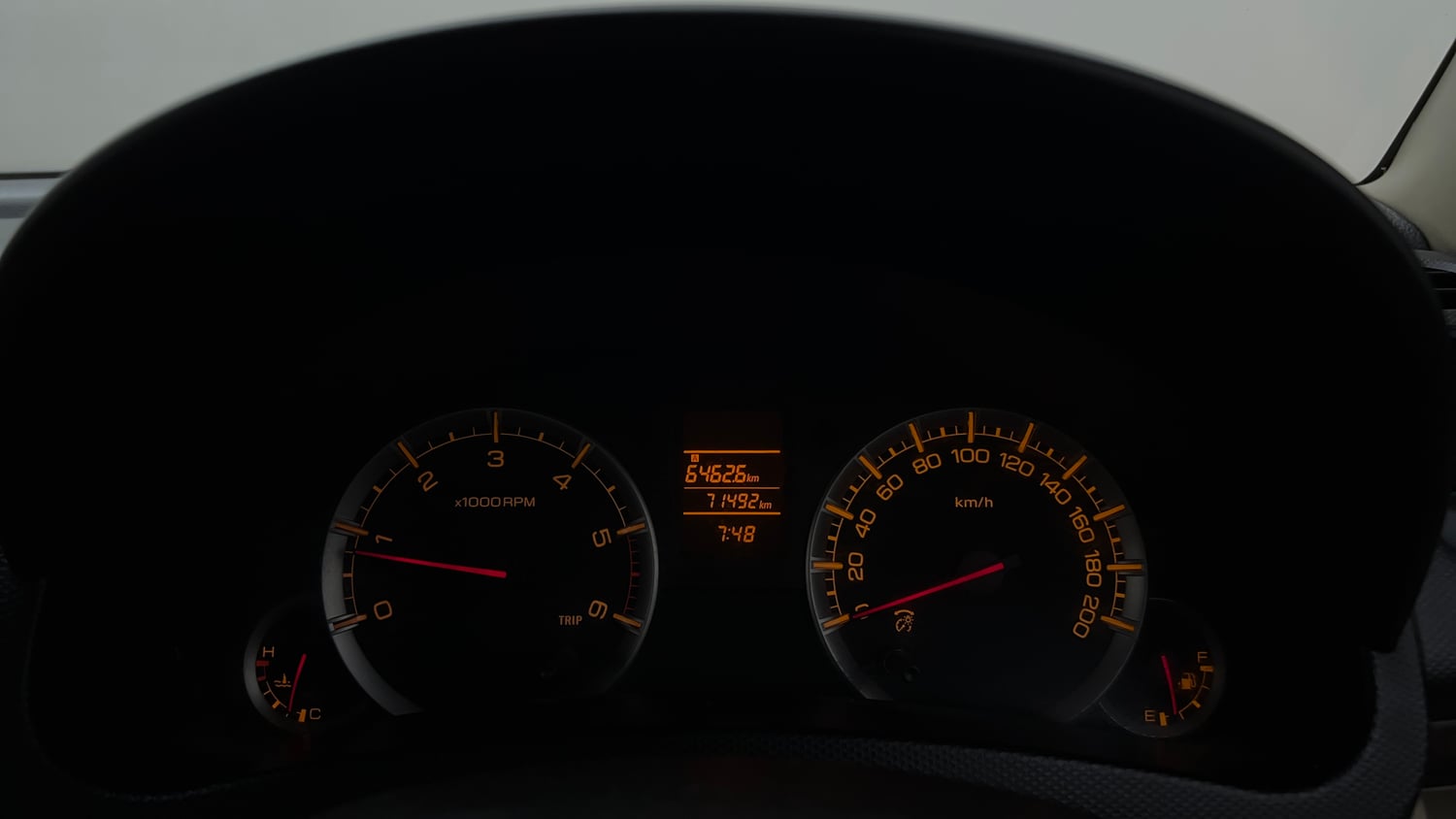 Used 2012 Maruti Suzuki Swift Dzire VDI Diesel Manual interior CLUSTERMETER VIEW