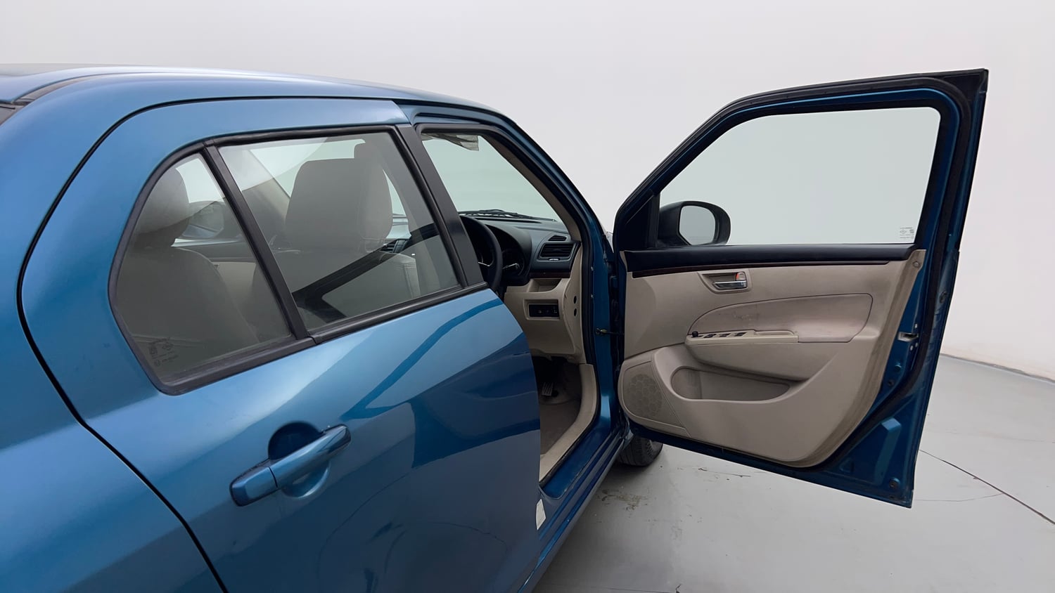 Used 2012 Maruti Suzuki Swift Dzire VDI Diesel Manual interior RIGHT FRONT DOOR OPEN VIEW