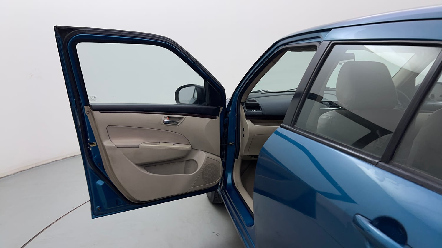 Used 2012 Maruti Suzuki Swift Dzire VDI Diesel Manual interior LEFT FRONT DOOR OPEN VIEW