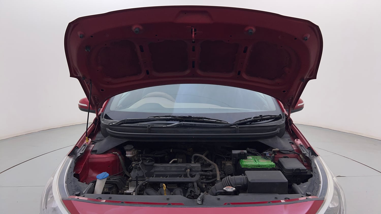 Used 2017 Hyundai Elite i20 Sportz 1.2 Petrol Manual engine ENGINE & BONNET OPEN FRONT VIEW