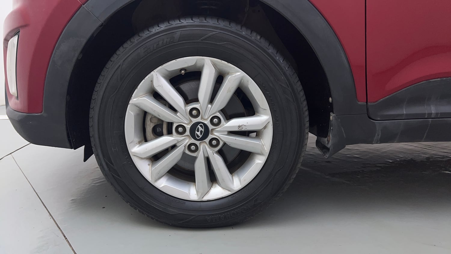 Used 2016 Hyundai Creta 1.6 SX Plus Diesel Manual tyres LEFT FRONT TYRE RIM VIEW