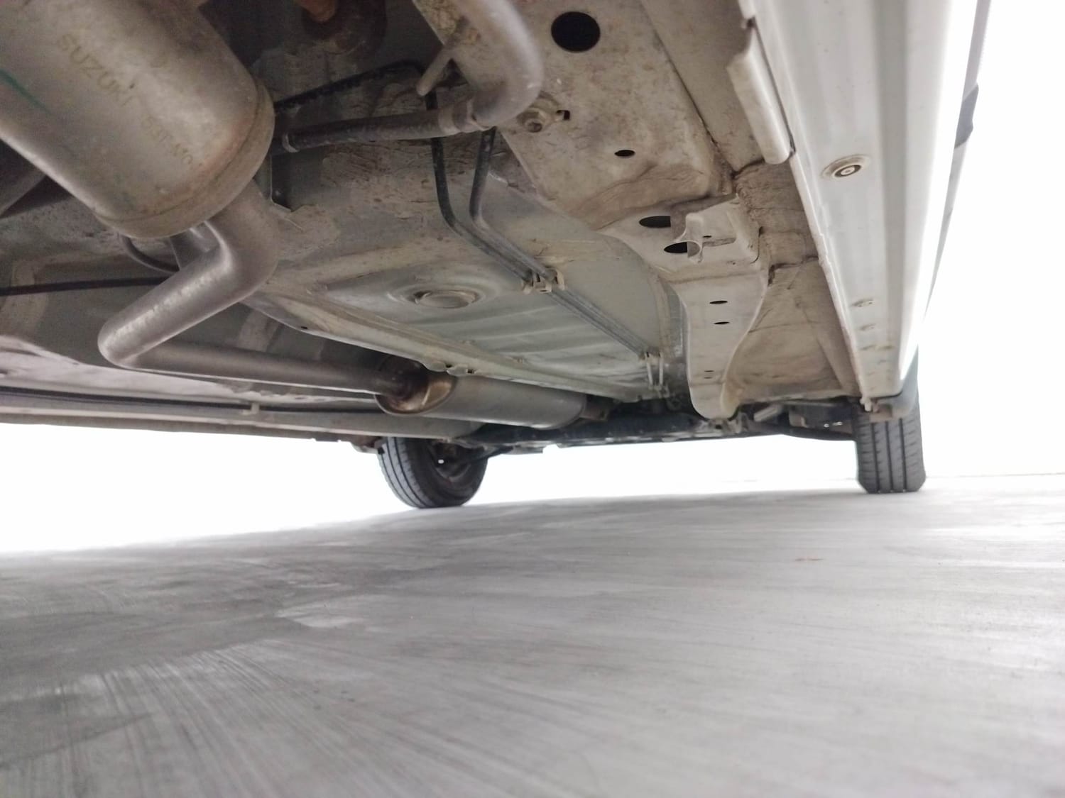 Used 2023 Maruti Suzuki Alto K10 VXI Plus Petrol Manual extra REAR RIGHT UNDERBODY VIEW