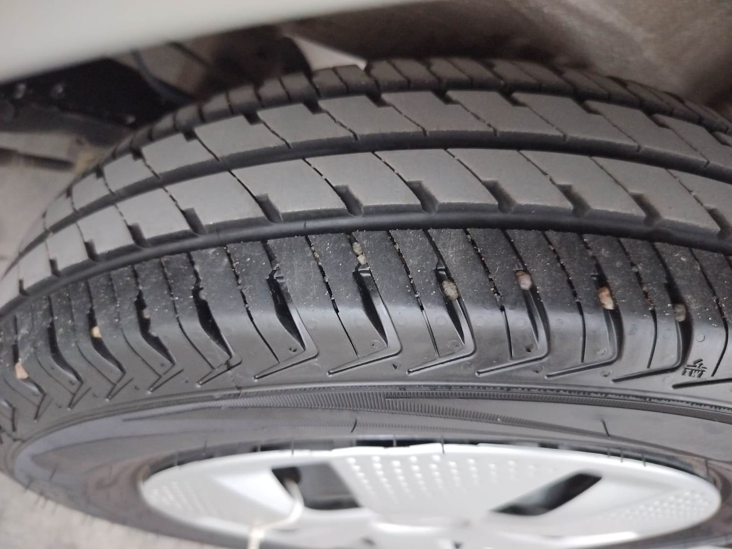 Used 2023 Maruti Suzuki Alto K10 VXI Plus Petrol Manual tyres LEFT REAR TYRE TREAD VIEW