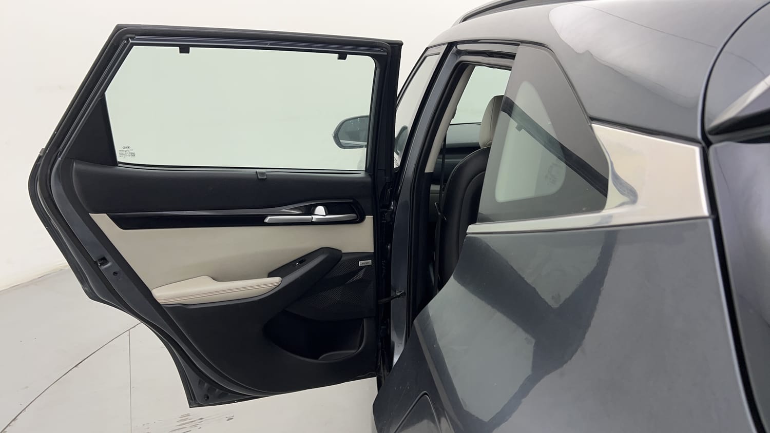 Used 2020 Kia Seltos GTX Plus DCT Petrol Automatic interior LEFT REAR DOOR OPEN VIEW