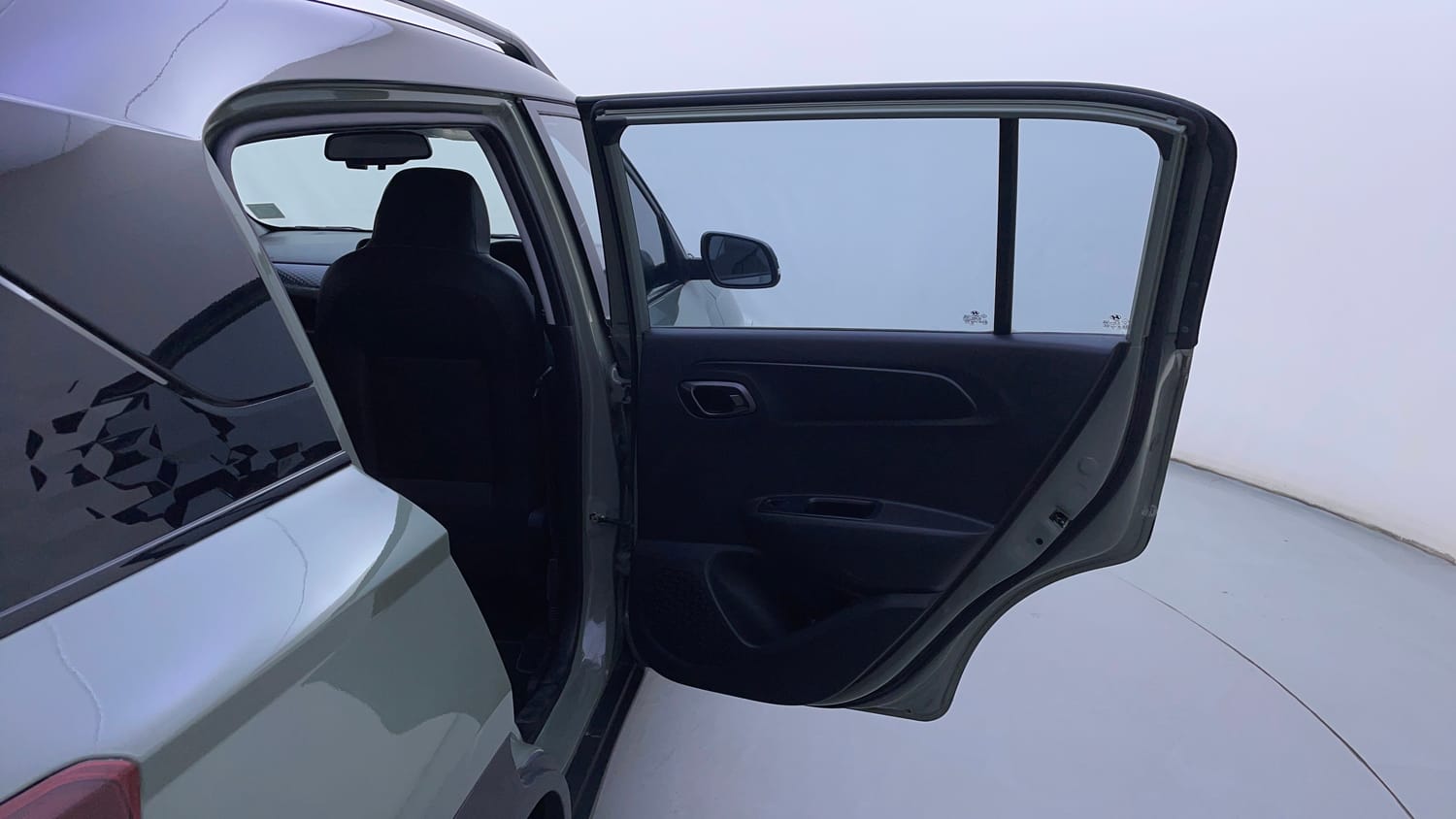 Used 2023 Hyundai Exter SX(O) Connect 1.2 Petrol MT Dual Tone Petrol Manual interior RIGHT REAR DOOR OPEN VIEW