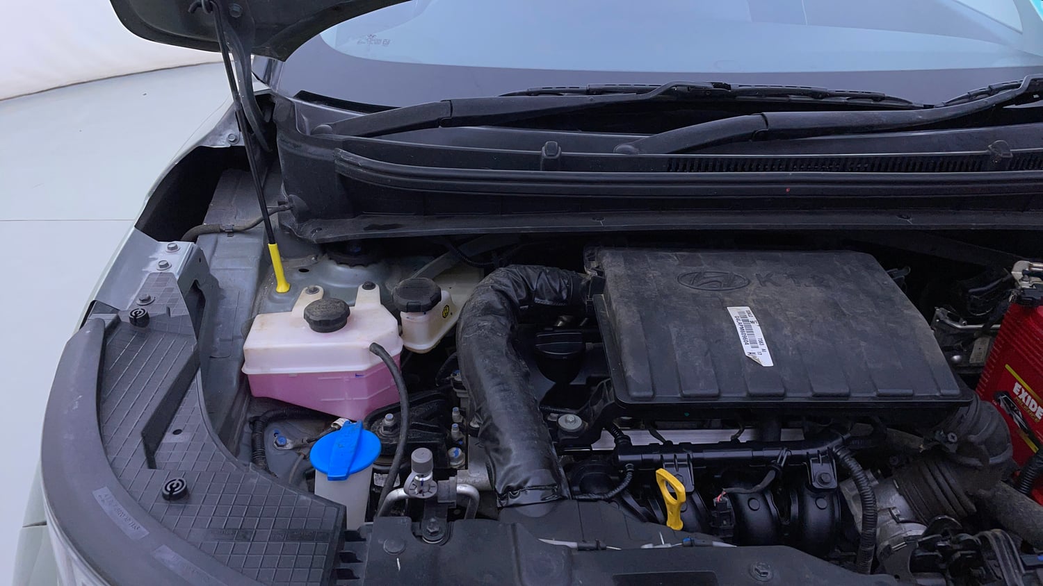 Used 2023 Hyundai Exter SX(O) Connect 1.2 Petrol MT Dual Tone Petrol Manual engine ENGINE RIGHT SIDE HINGE & APRON VIEW
