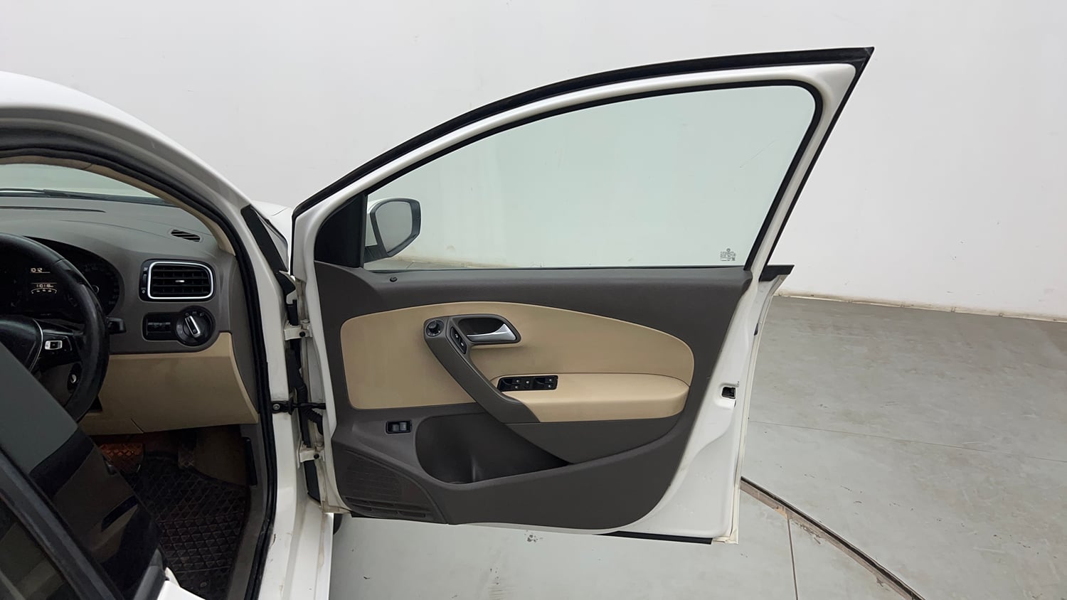 Used 2017 Volkswagen Vento 1.2L Highline Petrol AT Petrol Automatic interior RIGHT FRONT DOOR OPEN VIEW