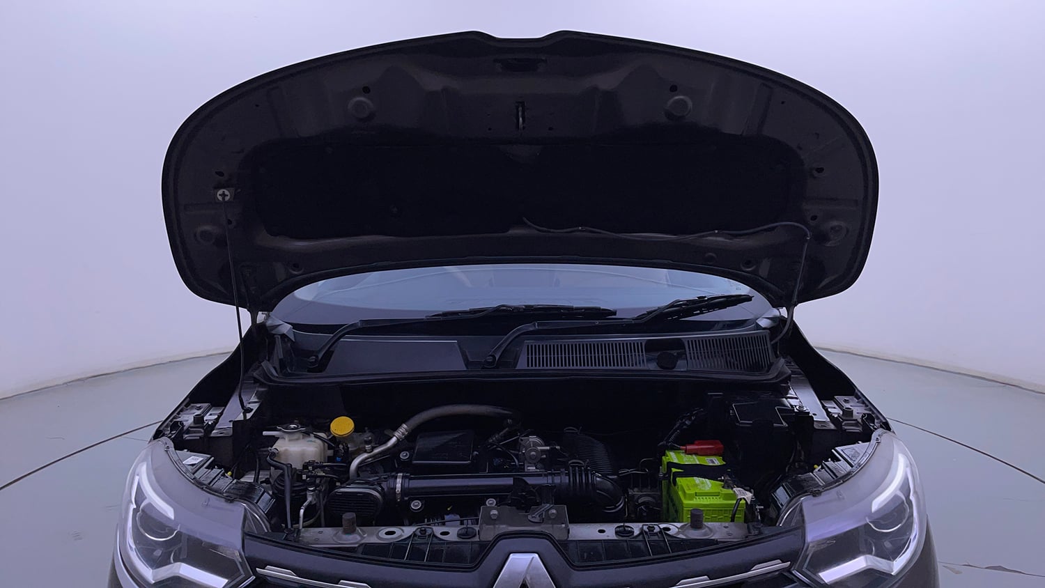 Used 2022 Renault Triber RXZ Petrol Manual engine ENGINE & BONNET OPEN FRONT VIEW