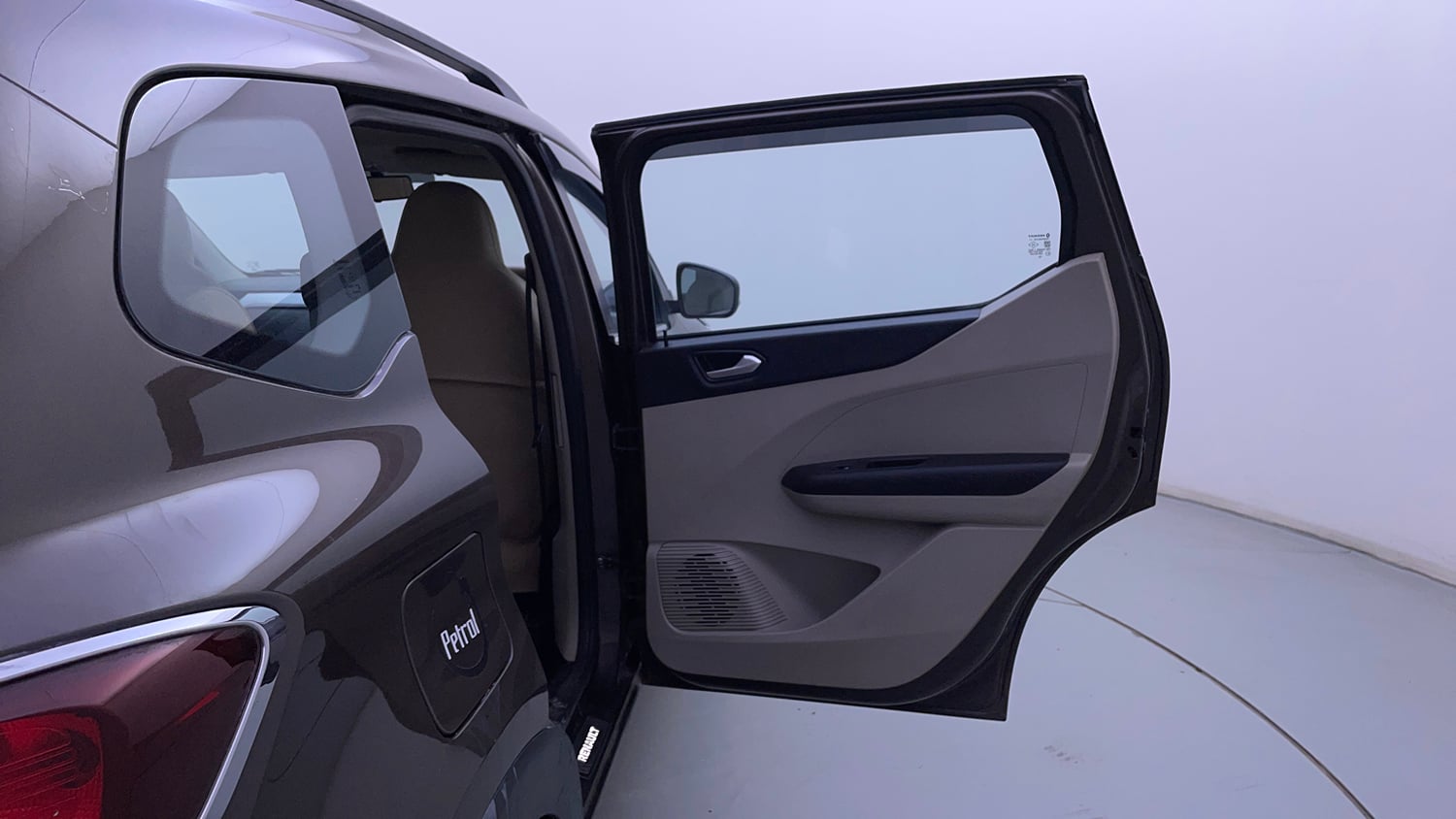 Used 2022 Renault Triber RXZ Petrol Manual interior RIGHT REAR DOOR OPEN VIEW