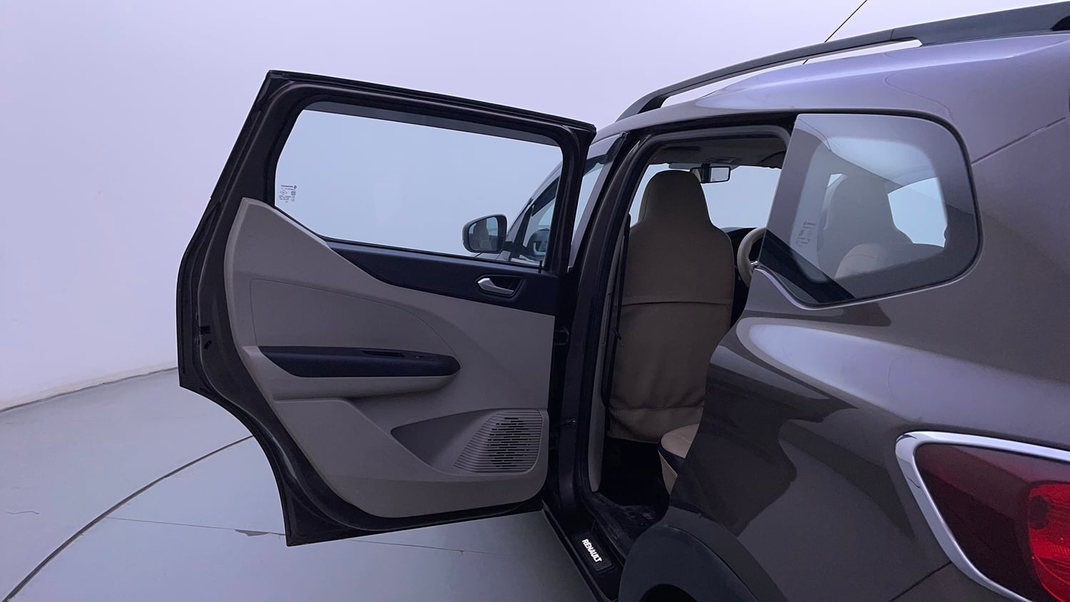 Used 2022 Renault Triber RXZ Petrol Manual interior LEFT REAR DOOR OPEN VIEW