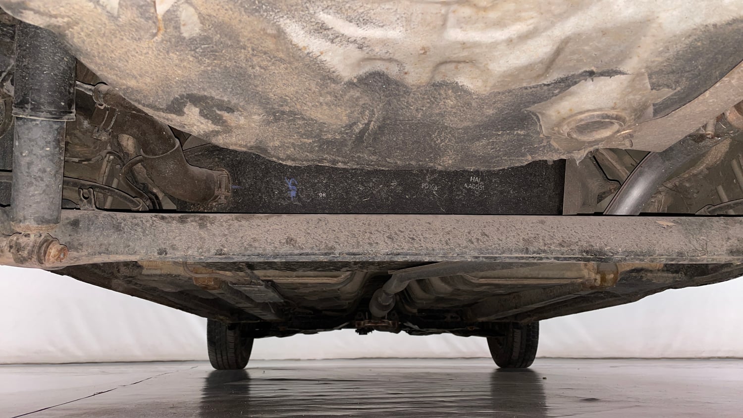 Used 2010 Hyundai i10 Magna 1.2 Petrol Manual extra REAR UNDERBODY VIEW (TAKEN FROM REAR)