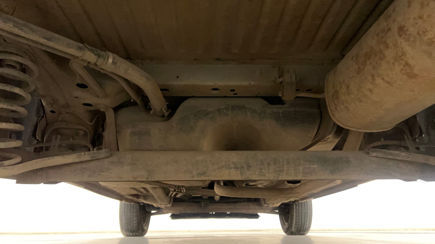 Used 2017 Ford EcoSport Ambiente 1.5L TDCi Diesel Manual extra REAR UNDERBODY VIEW (TAKEN FROM REAR)
