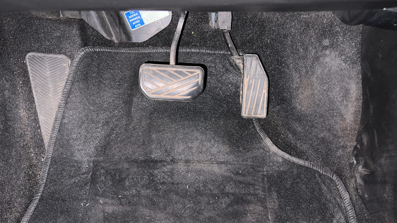 Used 2016 Maruti Suzuki Baleno Zeta AT Petrol Petrol Automatic interior PEDALS VIEW