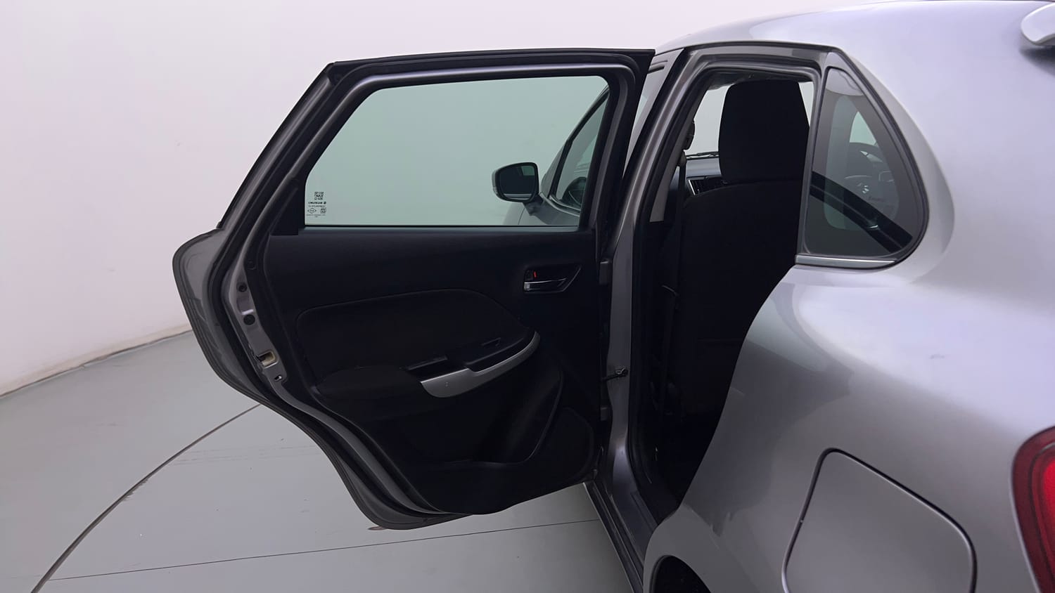 Used 2016 Maruti Suzuki Baleno Zeta AT Petrol Petrol Automatic interior LEFT REAR DOOR OPEN VIEW