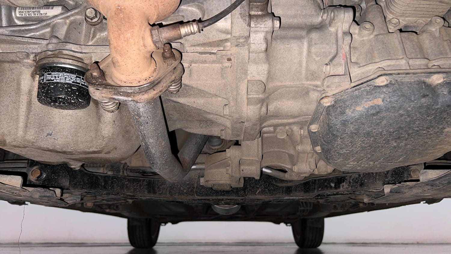 Used 2016 Maruti Suzuki Baleno Zeta AT Petrol Petrol Automatic extra FRONT LEFT UNDERBODY VIEW