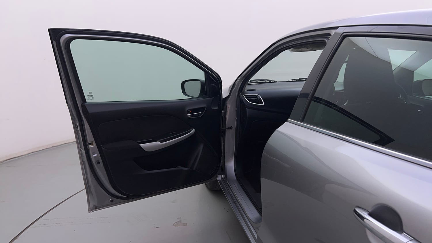 Used 2016 Maruti Suzuki Baleno Zeta AT Petrol Petrol Automatic interior LEFT FRONT DOOR OPEN VIEW