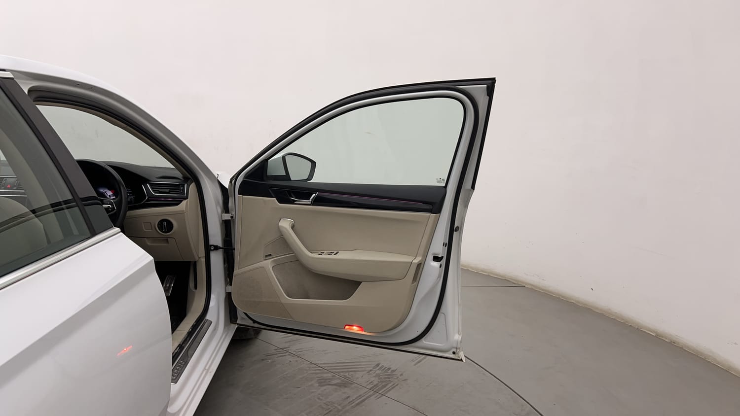 Used 2021 Skoda Superb L&K TSI AT Petrol Automatic interior RIGHT FRONT DOOR OPEN VIEW