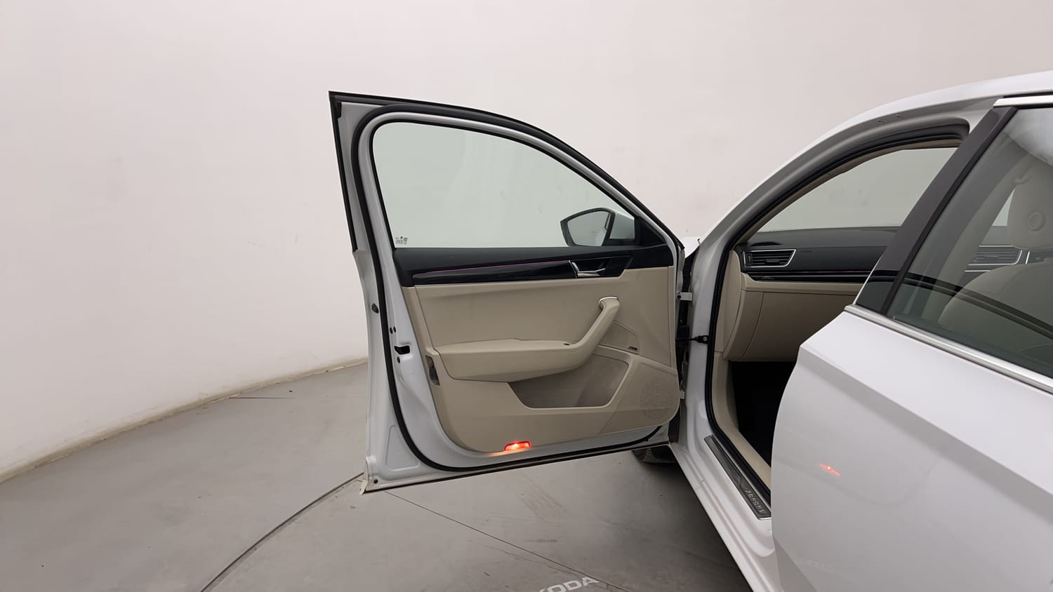 Used 2021 Skoda Superb L&K TSI AT Petrol Automatic interior LEFT FRONT DOOR OPEN VIEW