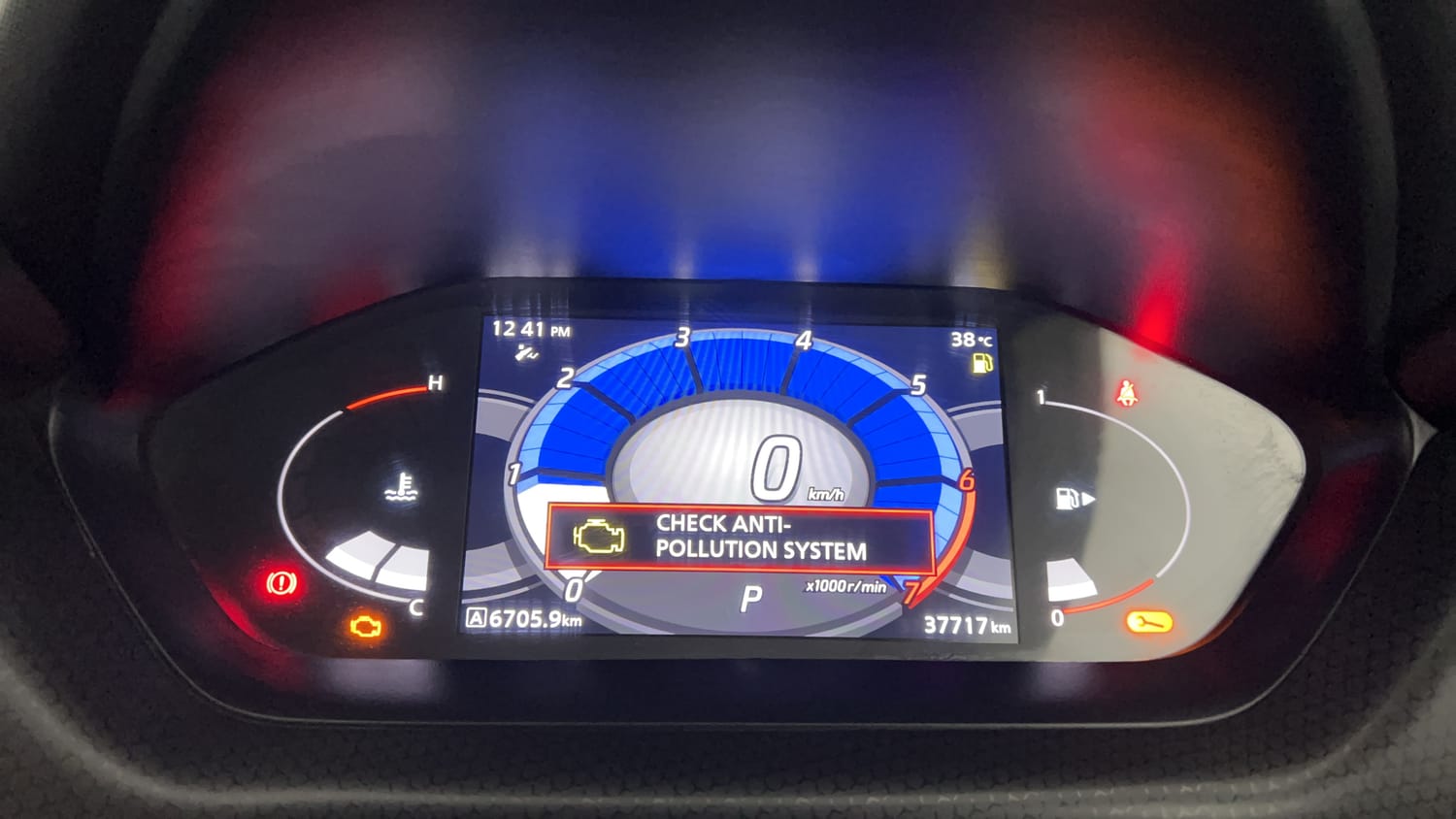 Used 2021 Nissan Magnite XV Premium Turbo CVT (O) Dual Tone Petrol Automatic interior CLUSTERMETER VIEW