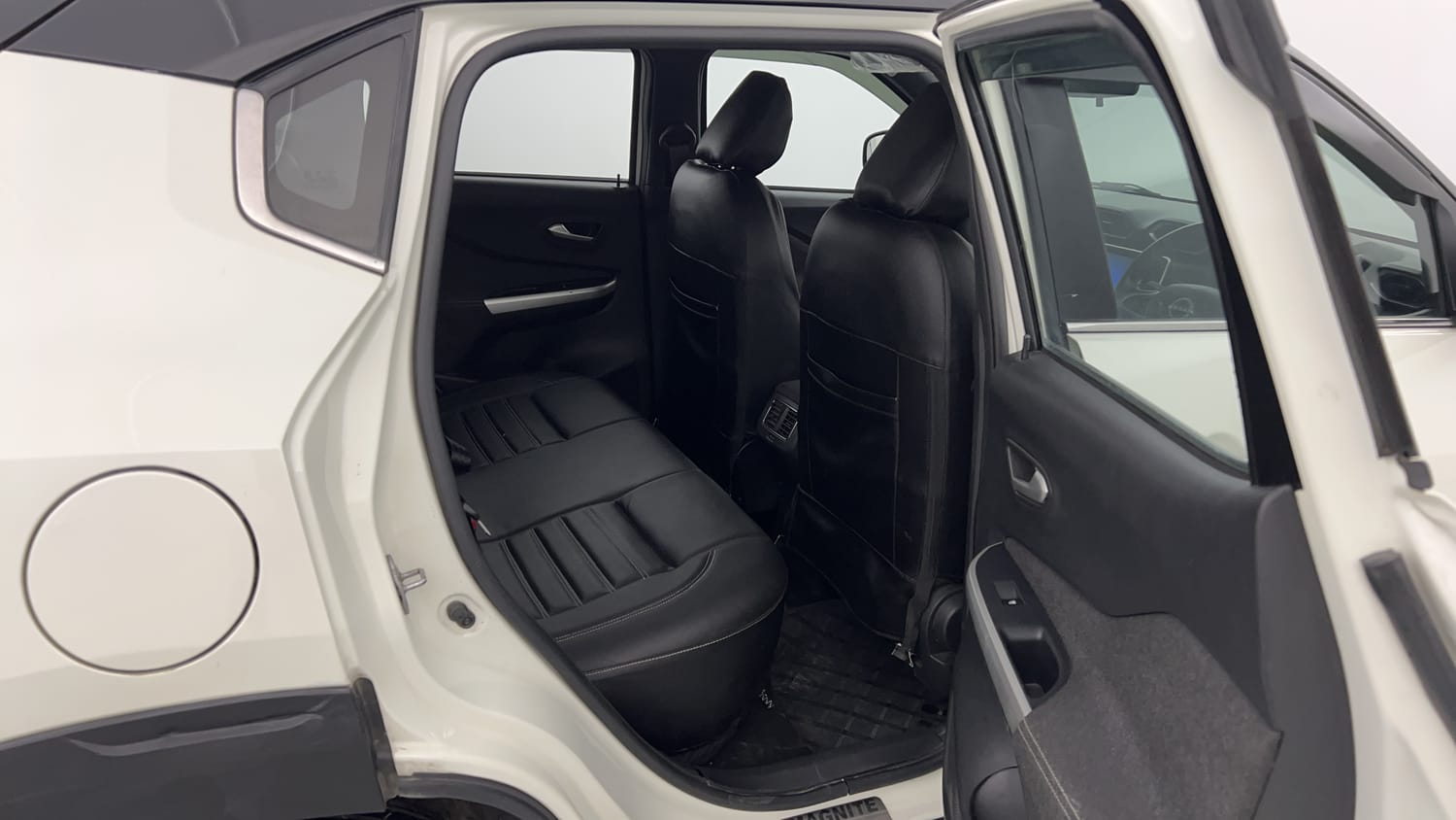 Used 2021 Nissan Magnite XV Premium Turbo CVT (O) Dual Tone Petrol Automatic interior RIGHT SIDE REAR DOOR CABIN VIEW