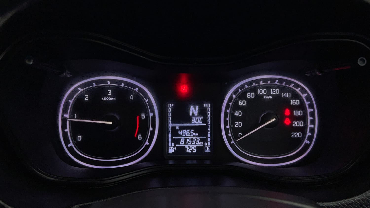 Used 2018 maruti-suzuki Vitara Brezza ZDi Plus Dual Tone AGS Diesel Automatic interior CLUSTERMETER VIEW
