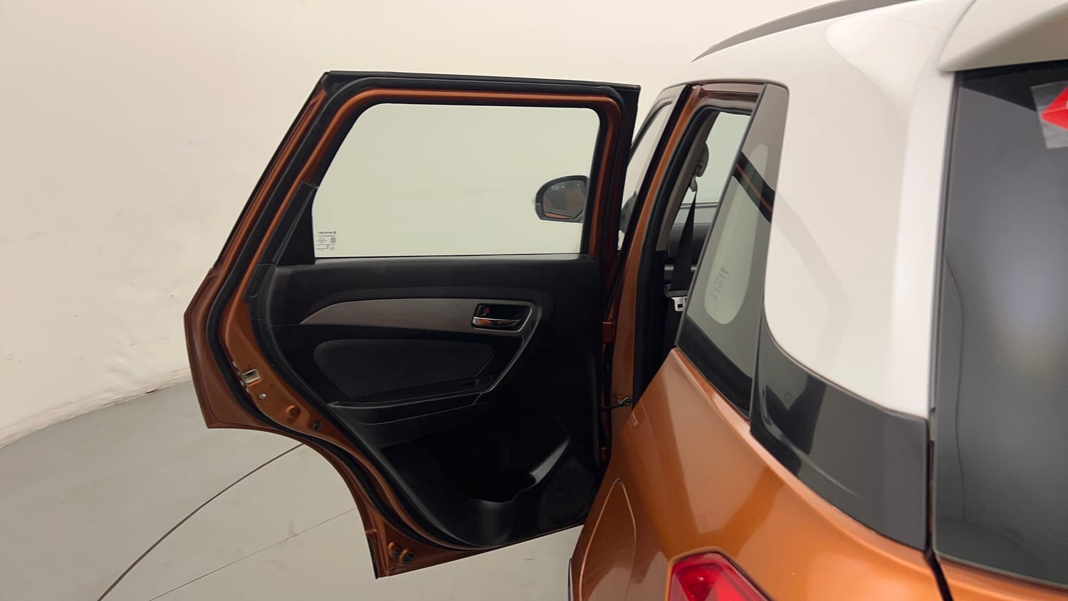 Used 2018 maruti-suzuki Vitara Brezza ZDi Plus Dual Tone AGS Diesel Automatic interior LEFT REAR DOOR OPEN VIEW