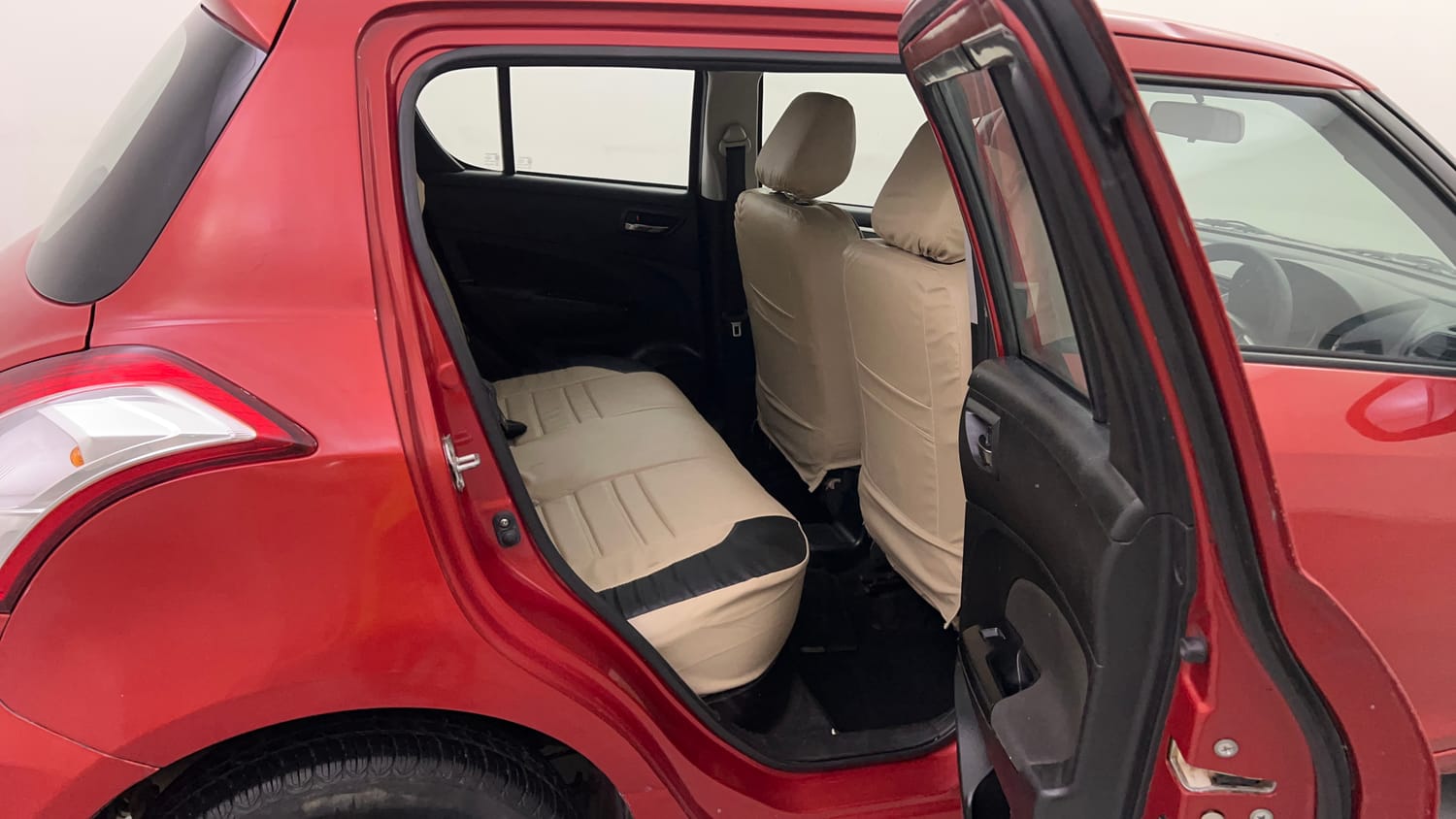 Used 2013 Maruti Suzuki Swift VXI Petrol Manual interior RIGHT SIDE REAR DOOR CABIN VIEW