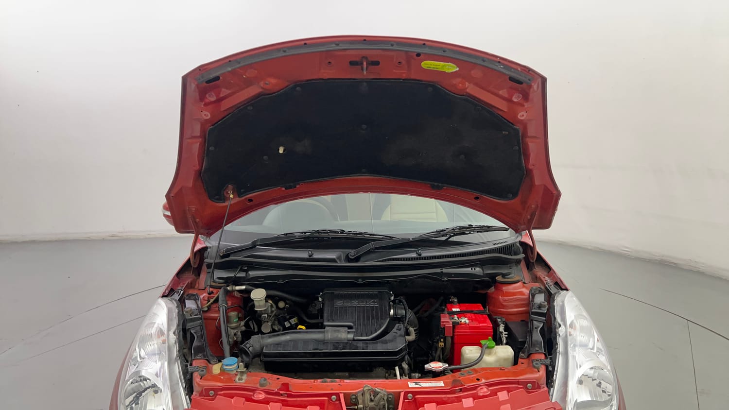 Used 2013 Maruti Suzuki Swift VXI Petrol Manual engine ENGINE & BONNET OPEN FRONT VIEW