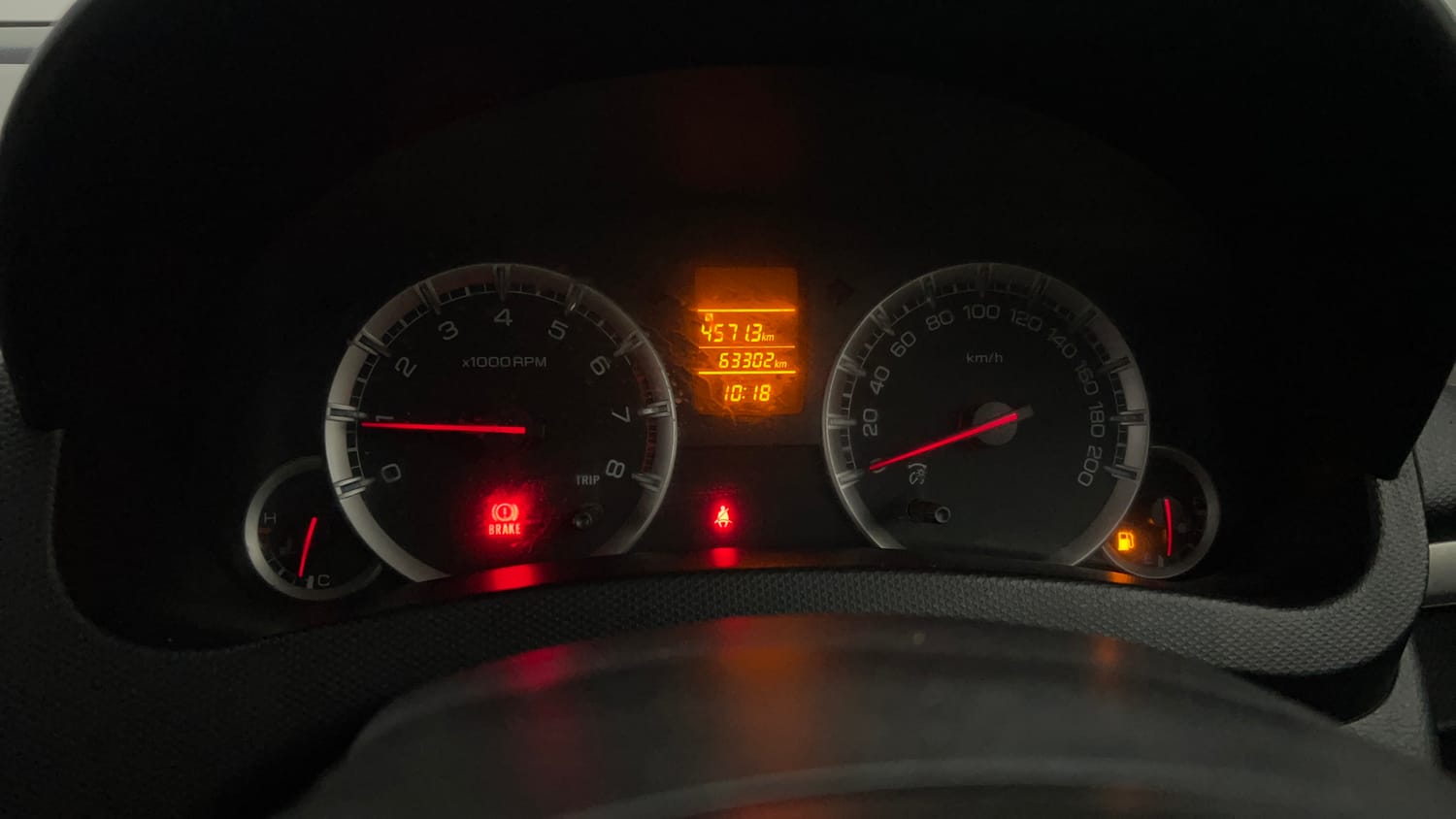 Used 2013 Maruti Suzuki Swift VXI Petrol Manual interior CLUSTERMETER VIEW