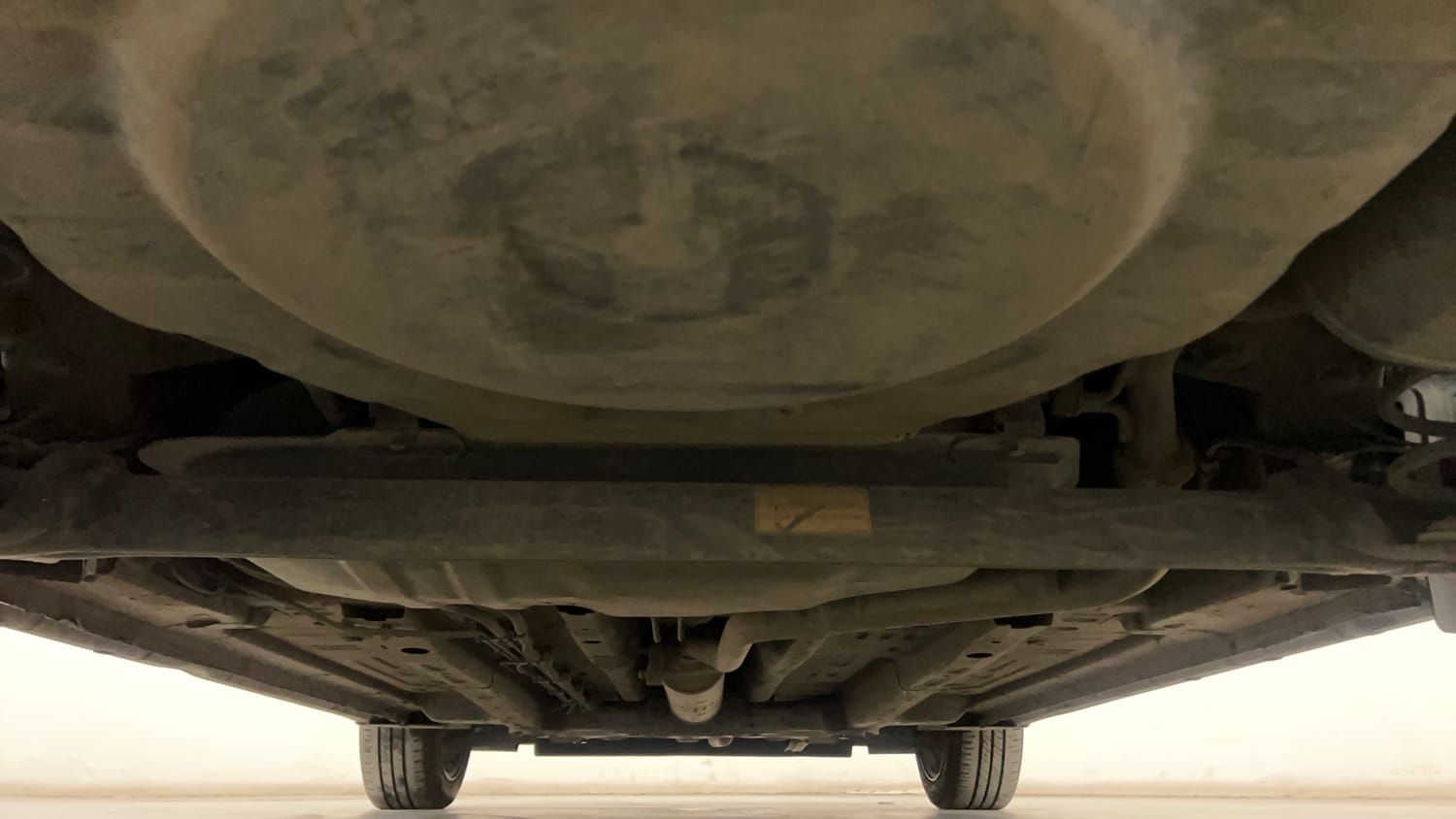 Used 2023 Tata Altroz XZA Plus Petrol Dark Edtion Petrol Automatic extra REAR UNDERBODY VIEW (TAKEN FROM REAR)