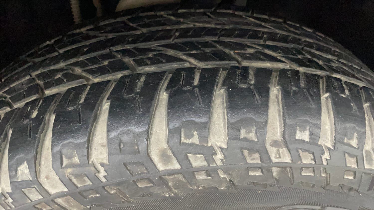Used 2024 Mahindra Scorpio N Z8 L 4WD Diesel AT 7 STR Diesel Automatic tyres RIGHT FRONT TYRE TREAD VIEW
