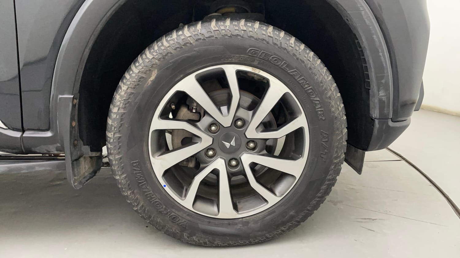 Used 2024 Mahindra Scorpio N Z8 L 4WD Diesel AT 7 STR Diesel Automatic tyres RIGHT FRONT TYRE RIM VIEW
