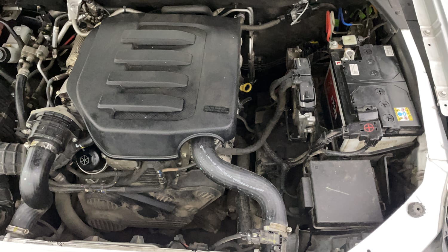 Used 2024 Mahindra Scorpio N Z8 L Diesel 7 STR Diesel Manual engine ENGINE LEFT SIDE VIEW