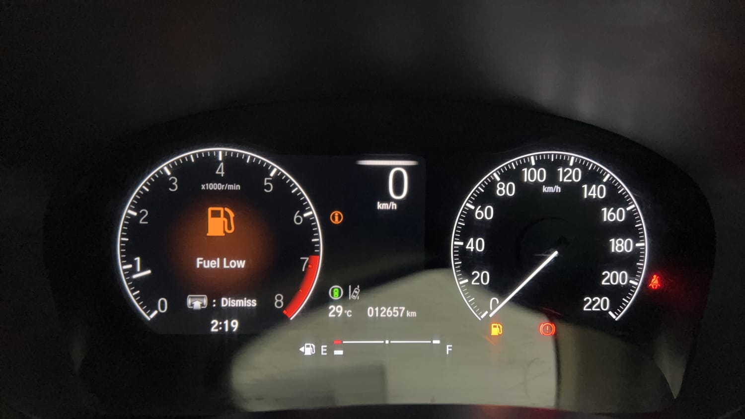 Used 2024 Honda City ZX Petrol MT Petrol Manual interior CLUSTERMETER VIEW