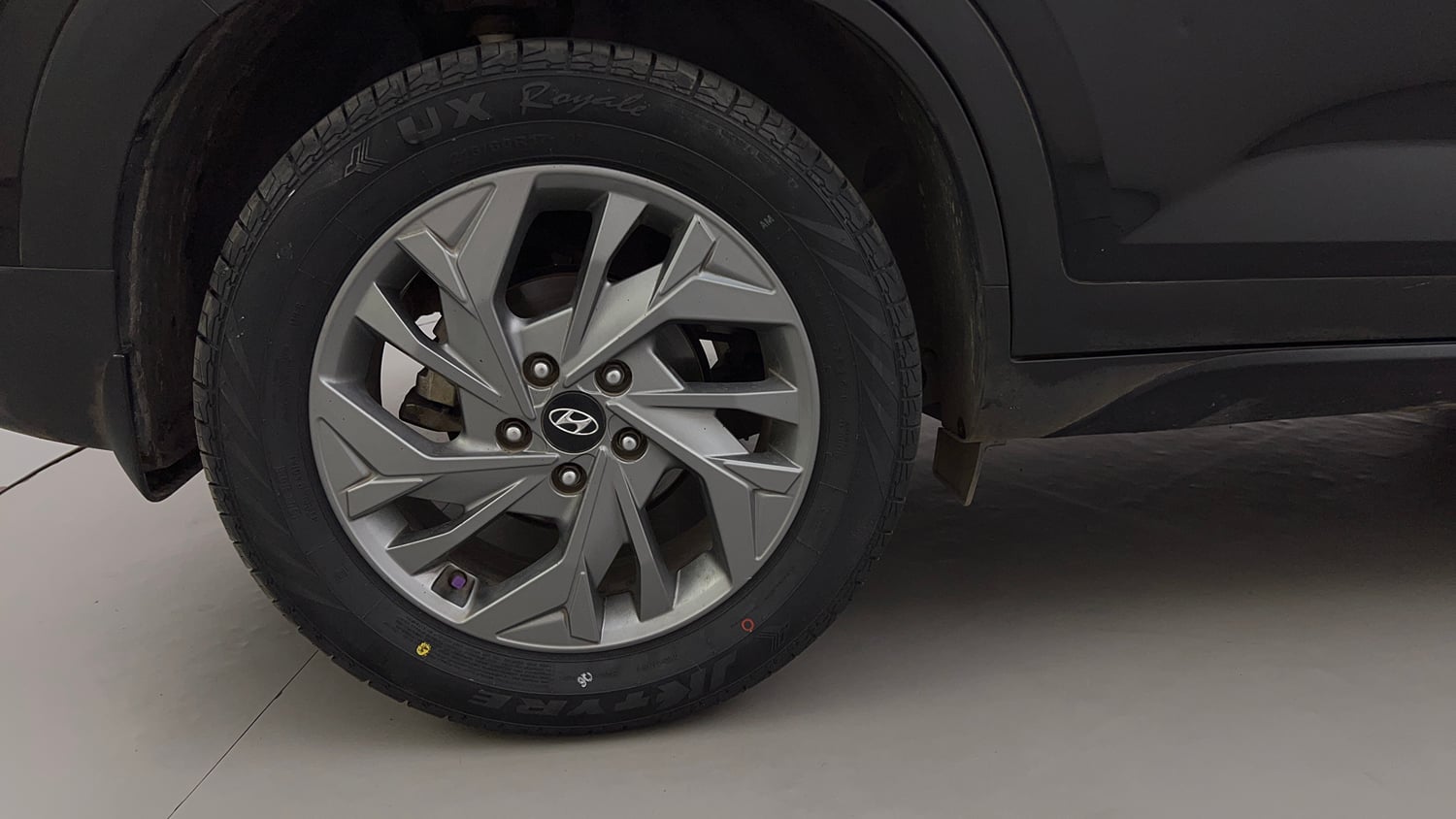 Used 2021 Hyundai Creta SX OPT Turbo DCT Petrol Petrol Automatic tyres RIGHT REAR TYRE RIM VIEW