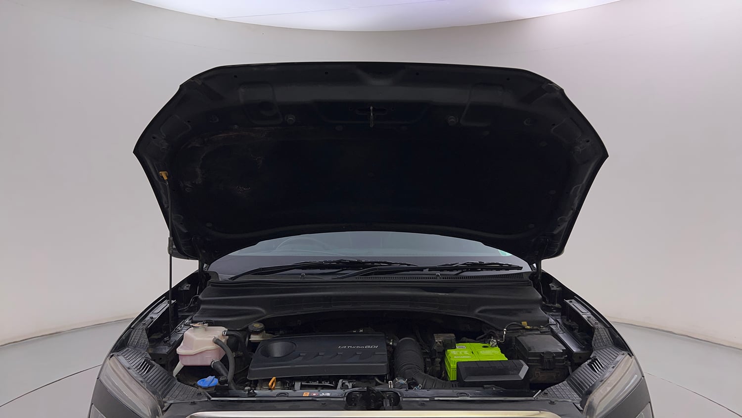Used 2021 Hyundai Creta SX OPT Turbo DCT Petrol Petrol Automatic engine ENGINE & BONNET OPEN FRONT VIEW