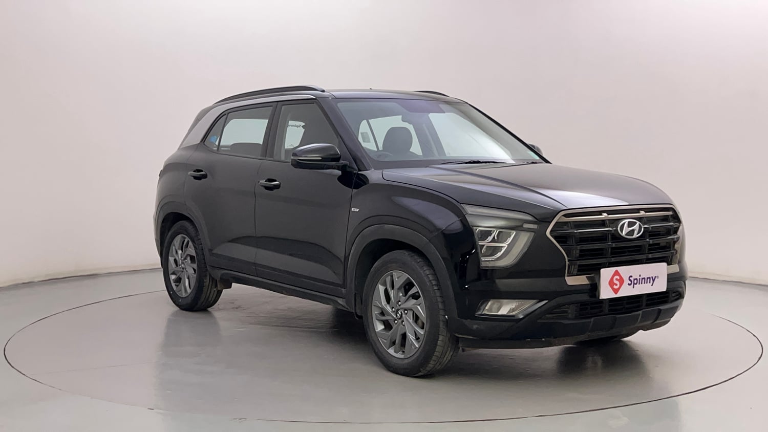 Used 2021 Hyundai Creta SX OPT Turbo DCT Petrol Petrol Automatic exterior RIGHT FRONT CORNER VIEW