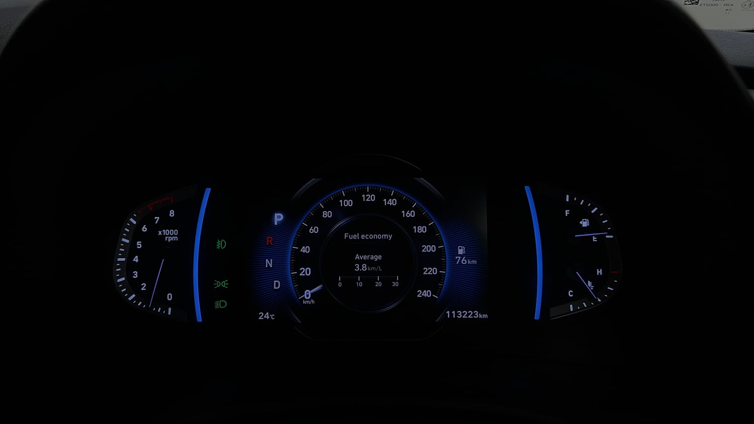 Used 2021 Hyundai Creta SX OPT Turbo DCT Petrol Petrol Automatic interior CLUSTERMETER VIEW