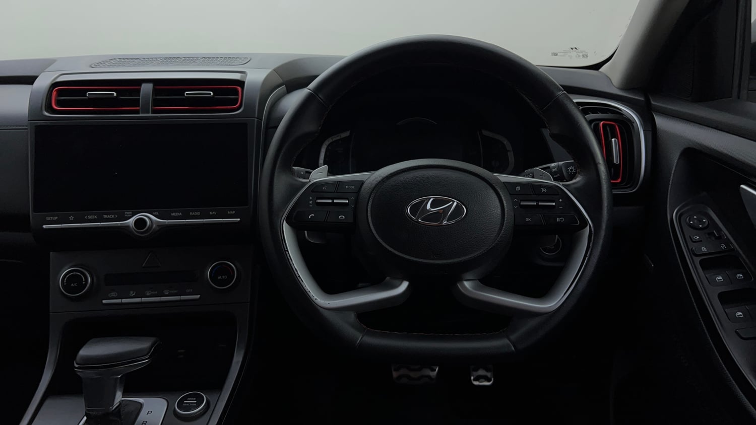 Used 2021 Hyundai Creta SX OPT Turbo DCT Petrol Petrol Automatic interior STEERING VIEW