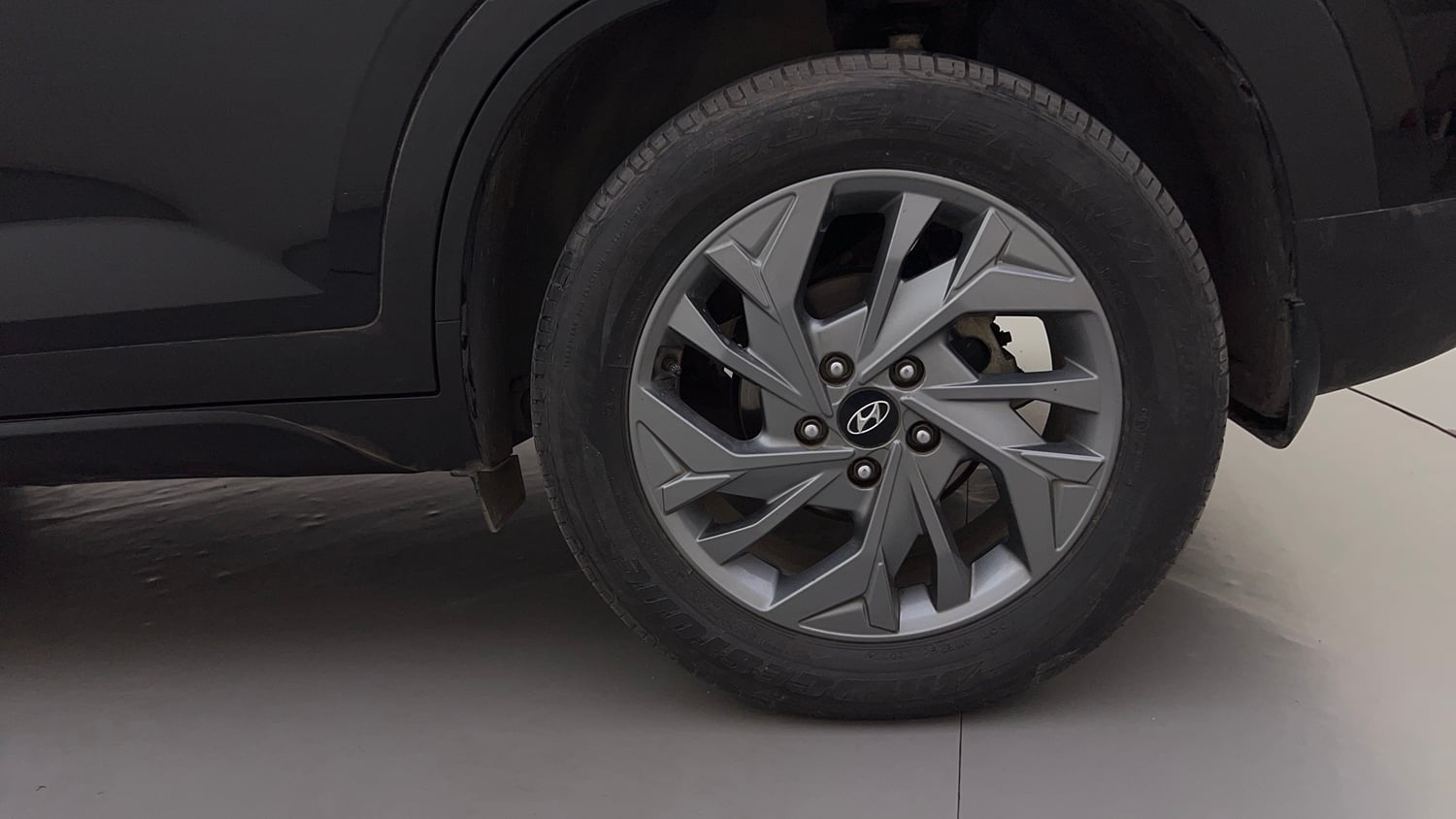 Used 2021 Hyundai Creta SX OPT Turbo DCT Petrol Petrol Automatic tyres LEFT REAR TYRE RIM VIEW