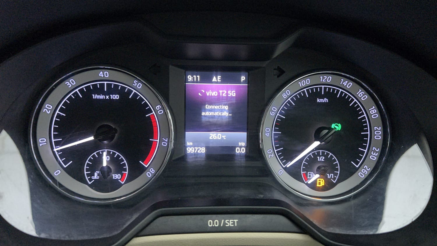 Used 2018 Skoda Octavia 1.8 TSI AT L K Petrol Automatic interior CLUSTERMETER VIEW