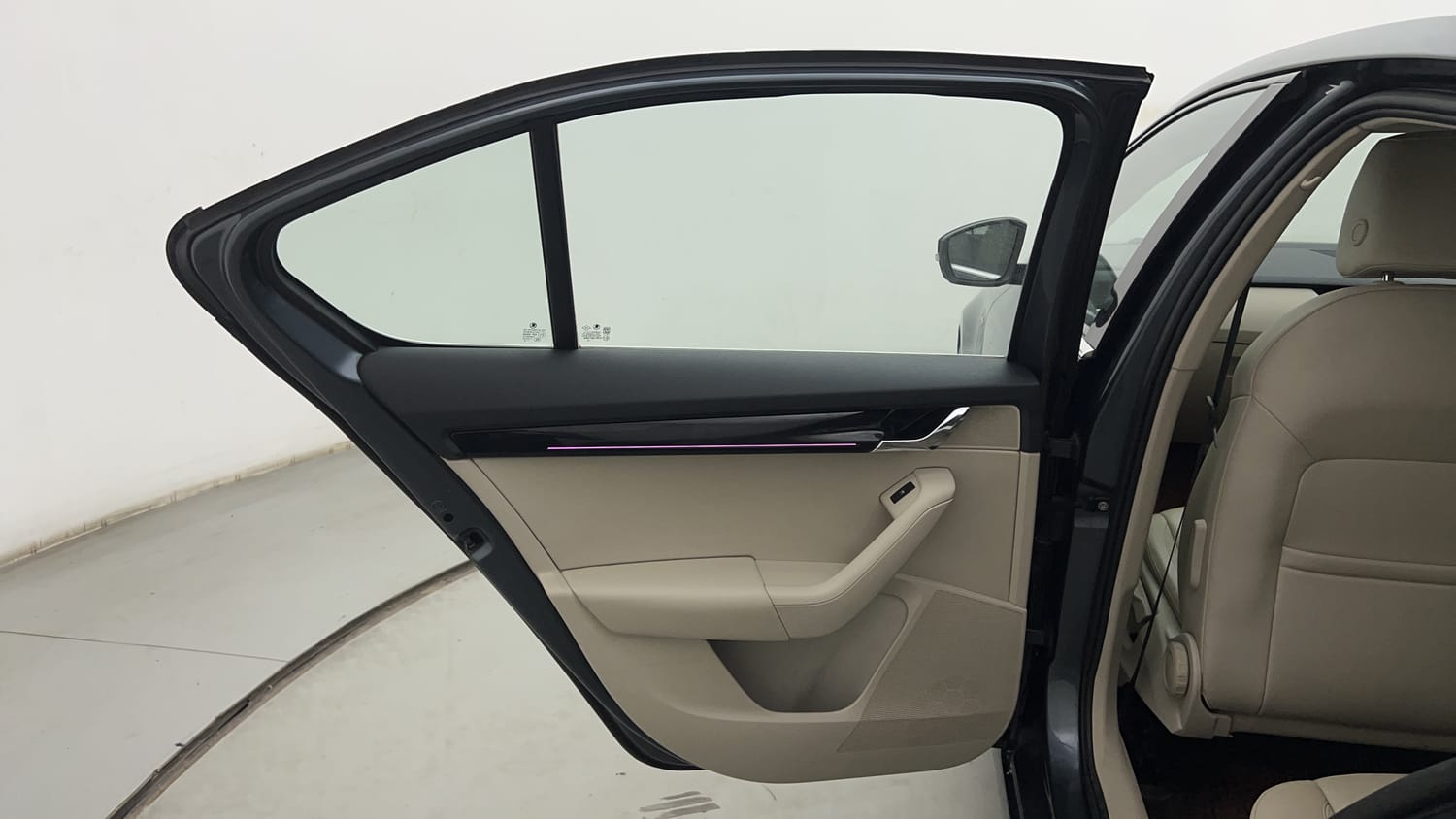 Used 2018 Skoda Octavia 1.8 TSI AT L K Petrol Automatic interior LEFT REAR DOOR OPEN VIEW
