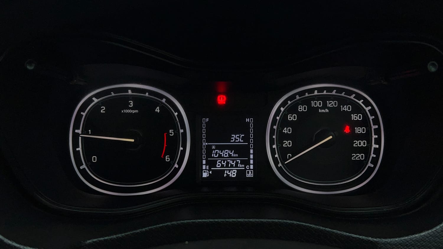 Used 2020 Maruti Suzuki Vitara Brezza ZDI Plus  Dual Tone Diesel Manual interior CLUSTERMETER VIEW