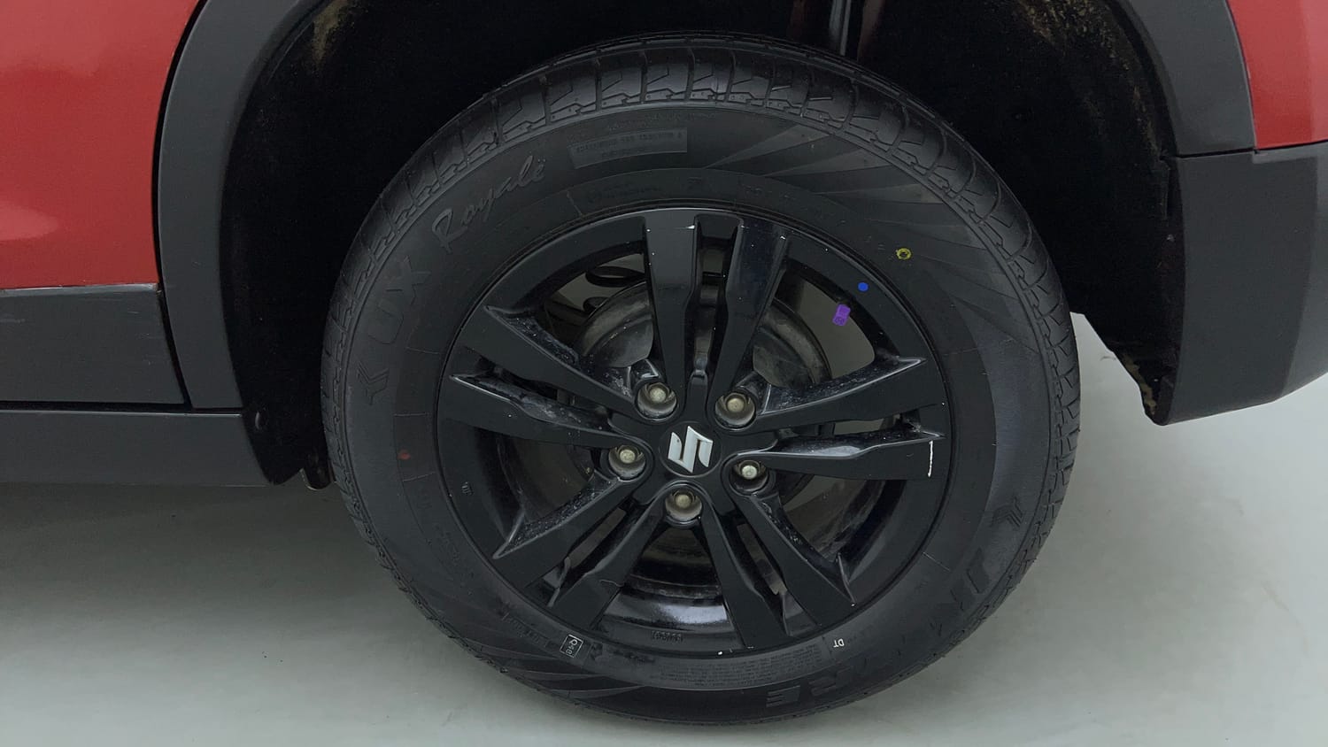 Used 2020 Maruti Suzuki Vitara Brezza ZDI Plus  Dual Tone Diesel Manual tyres LEFT REAR TYRE RIM VIEW